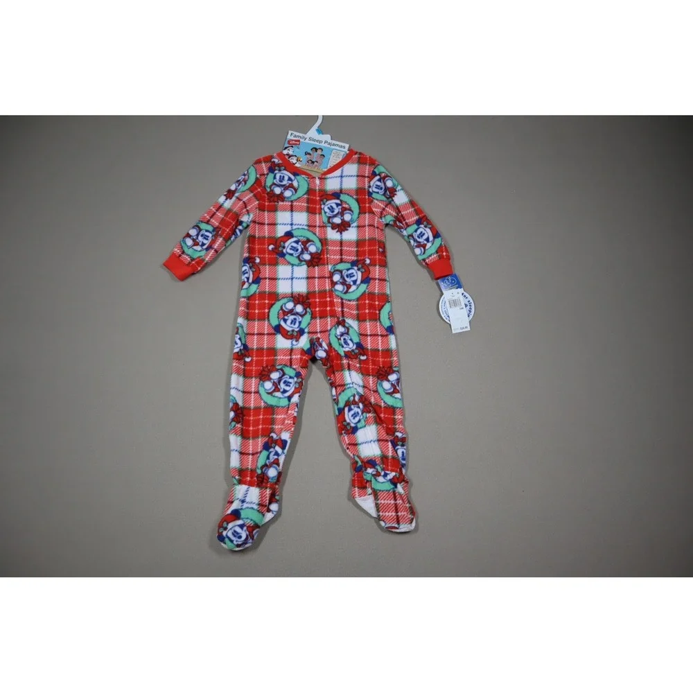 Briefly Stated Infant Mickey‎ Mouse Christmas Onesie - Size 24M